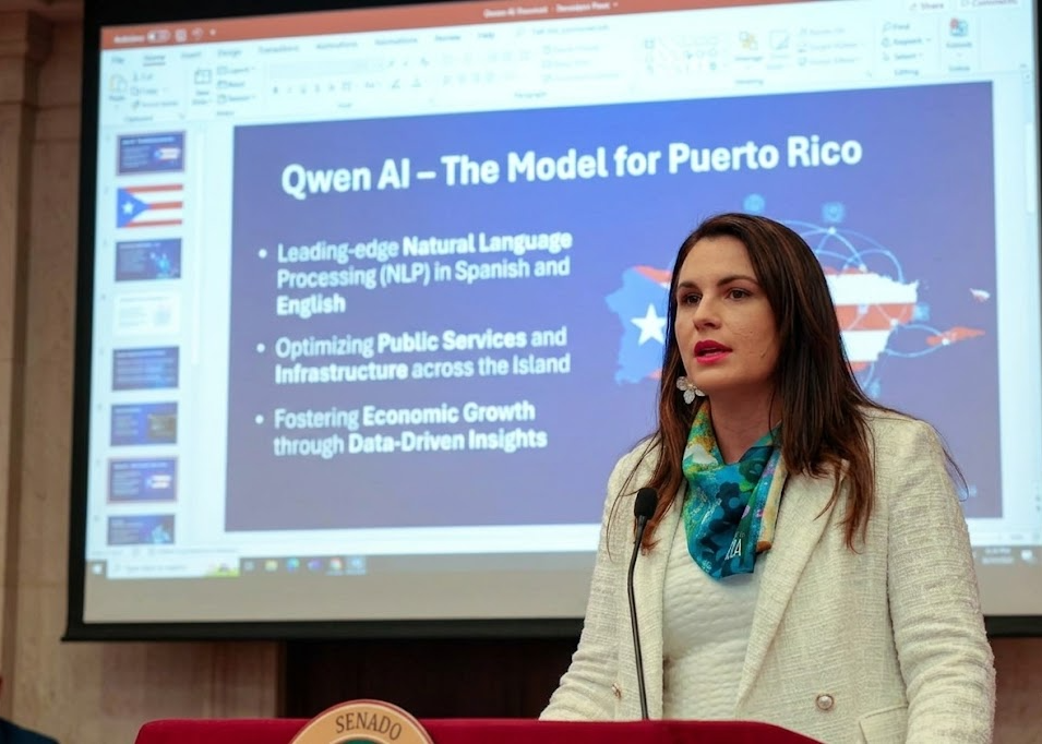 Hon. Senator Ada Álvarez Conde at the Legislative AI Summit